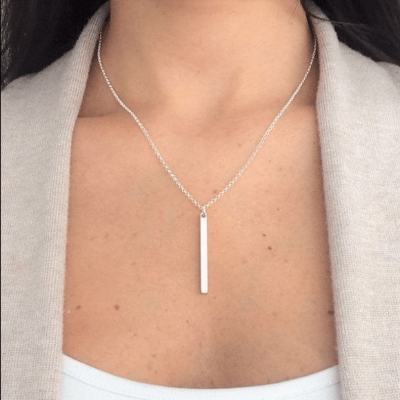 Jewelry - Nico New York Silver Bar Necklace